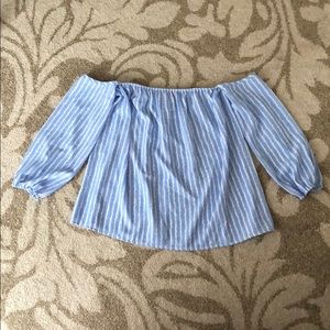 NWT MTS off the shoulder blouse